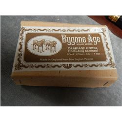 PEWTER SCALE MODEL - CARRIAGE HORSE - IN ORIGINAL BOXES