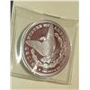 Image 2 : BULLION - .999 SILVER MINT "MORGAN HEAD" ROUND - 1OZ - 2015
