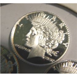 BULLION - .999 FINE SILVER 1 GRAM ROUNDS - "MERCURY HEAD" -