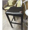 Image 1 : LEATHER BAR STOOL - NEW