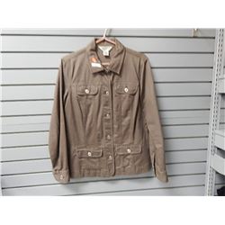 Ladies Med Northern Reflection Brown denim style jacket