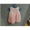 Image 2 : PINK FRILLY KIDS DRESS - B.J.'S - SIZE 18MONTHS - LIKE NEW