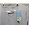 Image 3 : LADIES TOP - NEW - DENVER HAYES - MAUVE V-NECK S/S TSHIRT- SIZE MEDIUM