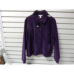 Xl Dress barn Purple corduroy like jacket