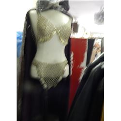 BELLY DANCE OUTFIT -ALL METAL - TOP & BOTTON 2 PC