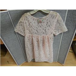 KIDS PINK LACE DRESS - DISORDERLY - SIZE 10