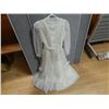 Image 2 : GIRL'S WHITE DRESS - M&M - SIZE 10