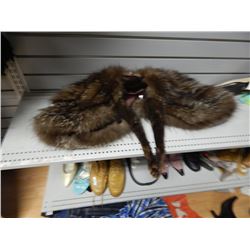 FUR STOLL - REAL ANIMAL FUR  - VINTAGE