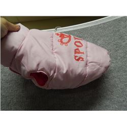 VEST - DOG - PINK - "SPOILED " - SZ SMALL