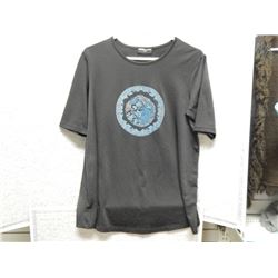T-SHIRT - THYME MATERNITY. - BLACK - CIRCLE/DRAGON/BLUE/PURPLE - SZ SMALL