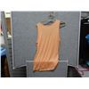 Image 3 : TANK TOP - SEQUINS - PEACH - SZ 1X - SLEEVELESS -