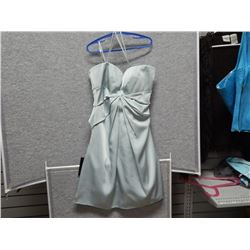 COCKTAIL DRESS - LESS STRADAQUA - SATIN LOOK - SZ 8