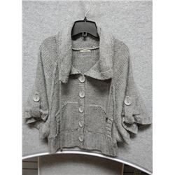 VEST - VERTY - GRAY WOOL - (NO TAG) RUFFLY A L
