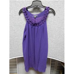 TOP - TWENTY ONE - PURPLE GEM NECKLINE - SIZE M