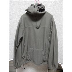 SWEATER MENS - R2 RANDY (TAG CHECK) - GRAY SWEATER WITH ZIP UP HOOD- SIZE M