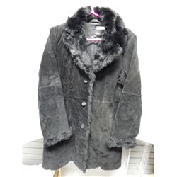 JACKET WOMANS - UTEX - BLACK GENUINE LEATHER JACKET - SIZE L