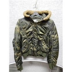 JACKET WOMANS - 725 ORIGINAL - JACKET GREEN CAMO DESIGN - SIZE M