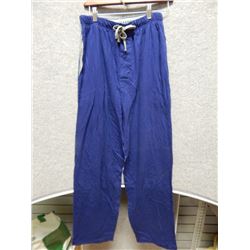 PANTS MENS - HANES - BLUE COMFY PJ PANTS - SIZE S (28/30)