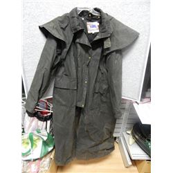 OIL SKIN JACKET - KOOLAH - BLACK - SZ XL