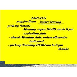 OPEN LOT - SOLD