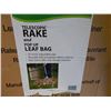 Image 1 : LEAF RAKE AND POP UP CONTAINER - UNASSEMBLED IN BOX - AS-IS