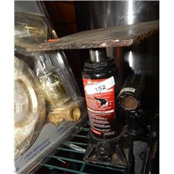 BOTTLE JACK - BLACK - WITH TOP PLATE -No warranty, no guarantee.