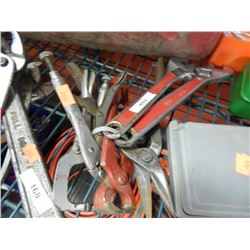 BUNDLE - PLYERS, CRESENT WRENCH, VICE GRIPS