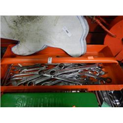 TRAY OF WRENCHES
