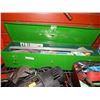Image 1 : METAL TOOL BOX & HARDWARE - GREEN