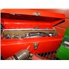Image 1 : METAL TOOL BOX & TOOLS - RED