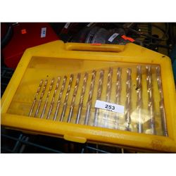DRILL BIT SET - MISSING A COUPLE PIECES