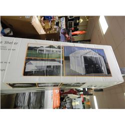 NEW!!! - 10 ft x 20 ft Storage Party Tent Shelter, c/w: windows, front door, side door, air vent, si