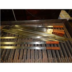 LOT OF BRAZILIAN BBQ SKEWERS - OVER 24" LONG EACH
