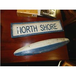 NORTH SHORE 2PC PLAQUE