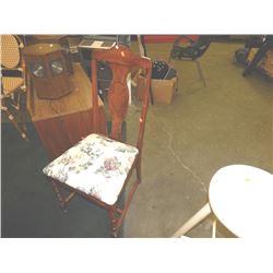 VINTAGE CHAIR - 3 MATCHING AND 1 HARP BACK