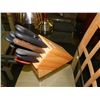 Image 1 : KNIFE BLOCK AND KNIVES
