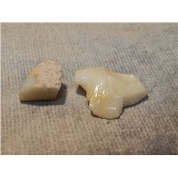 GENUINE OPAL GEM - ROUGH STONE - 2 PER LOT
