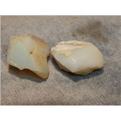 GENUINE OPAL GEM - ROUGH STONE - 2 PER LOT