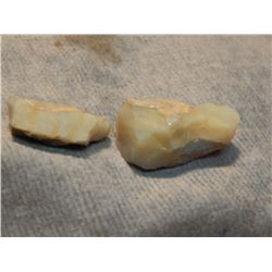 GENUINE OPAL GEM - ROUGH STONE - 2 PER LOT