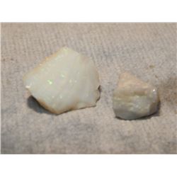 GENUINE OPAL GEM - ROUGH STONE - 2 PER LOT