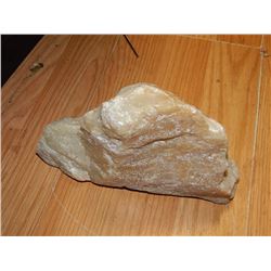 GENUINE CHUNK OF SOAP STONE - READY FOR CARVING - ABOUT 10" LONG X 6" TALL X 4" THICK