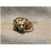 Image 1 : RING - SOLID BRASS - LION HEAD