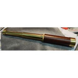 BRASS AND LEATHER MONOCULAR - 3 SECTION EXPANTION