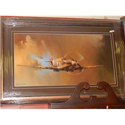 FRAMED PRINT - SPITFIRE - BARRIE CLARK -  GALLERY ESTIMATE ~$675