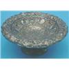 Image 1 : A Victorian plated pedestal dish with vineous decoration....