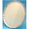 Image 1 : A George V silver salver with gadrooned border and claw and ball feet, Makers Goldsmiths and Silv...