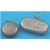 Image 1 : An Edwardian silver sovereign and half sovereign case, Chester 1906, and a late Victorian soverei...