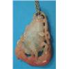 Image 1 : A jade pendant, carved with a fish and tiger...