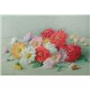 Image 1 : J Woodhouse Stubbs (Exh.1893-1908)Watercolour,"Chrysanthemums thrown down"Signed,13 x 19 ins....