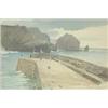Image 1 : Charles Knight (1901-1990)Watercolour,Mousehole, Cornwall,10.5 x 15.5 ins....
